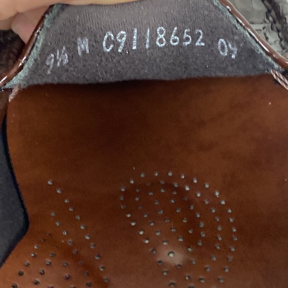 SAS Simplify Croco Print Leather Moccasin Loafers Size 9.5 - Picture 11 of 14